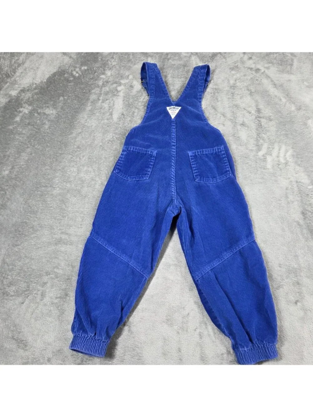Vintage Oshkosh Bgosh Overalls Boys 4T Blue Corduroy Vestbak USA Made